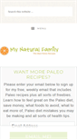 Mobile Screenshot of mynaturalfamily.com